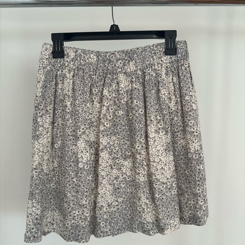Sim and Sam Purple Floral Skirt
